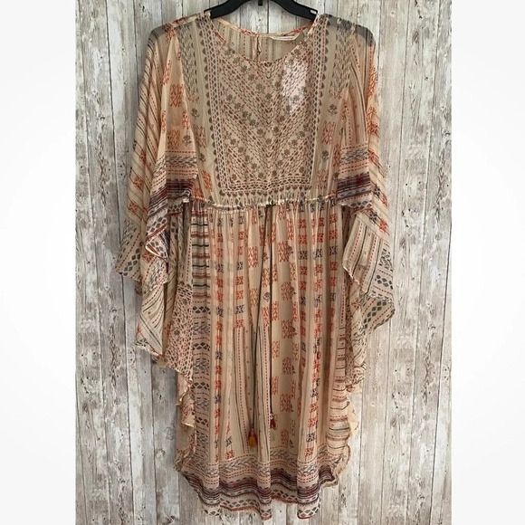 NWT Soft Surroundings Terra Fresca Midi Caftan Dress Size S - Picture 3 of 9
